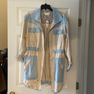 Anthropologie trench coat size small